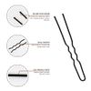 2 Pcs Bun Makers for Hair, Brown Sponge Donut Ring Styler Bun Makers, Easy Bun Makers Tool with Snaps and Hair band, DIY Bun Styling, 2 Sizes, with 20 Pcs U-Clips.