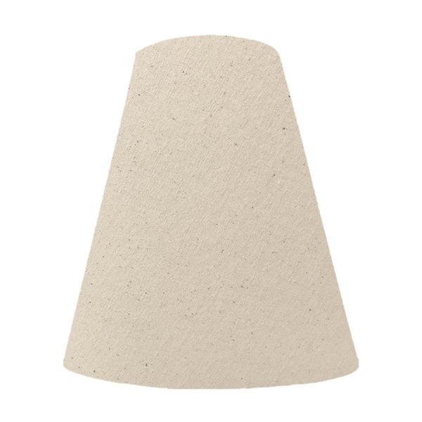 Lamp-shade K-20101 Catch-Type Replacement Lampshade Cotton Cloth Kinari Diameter 7.9 inches (20 cm)