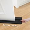 36" Large Door Draft Stopper, Adjustable Under Door Draft Blocker, Noise and Gap