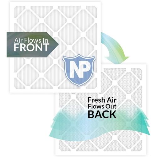 Nordic Pure 18x20x1 MERV 14 Pleated Plus Carbon AC Furnace Air Filters 6 Pack