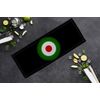Mod Target Green & Red Design Microfibre Bar Towel Man Cave Pub Beer Mat