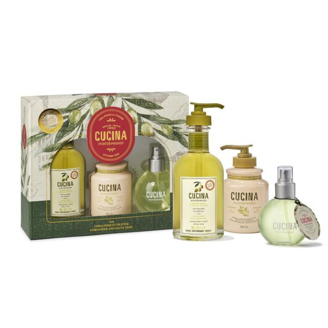 Fruits & Passion Cucina Coriander & Olive Holiday Gift Kitchen Trio Gift Set