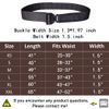MOZETO Tactical Belts for Men 1.5" Nylon EDC CCW Gun Belt for Concealed Carry Holsters with Heavy Duty Quick Release Buckle