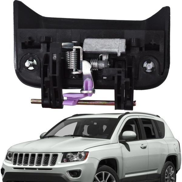 LABLT Door Handle Rear Driver Side Replacement for Compass 2007-2017 Replacement for 5115827AF CH1520134 11395389