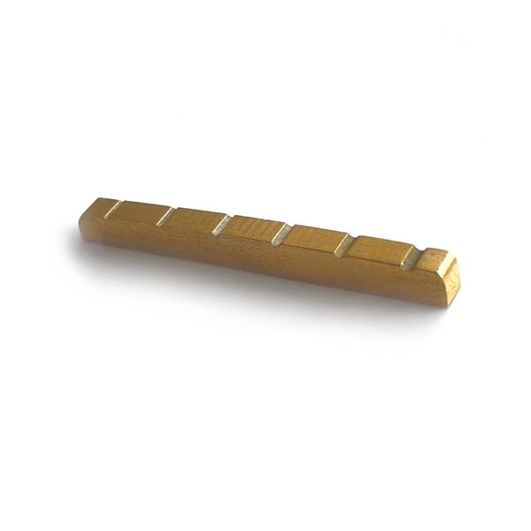 Guitar Anatomy Solid Brass Nut for Stratocaster & Telecaster Guitars – 42mm x 3.5mm