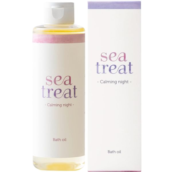 sea treat Bath Oil Lavender, Ylang-Ylang, Bergamot, Gift, Additive-free, Organic Mineral (Natural Aroma and Luxurious Bath Time), 7.8 fl oz (200 ml)