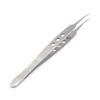 G.S CASTROVIEJO Micro Forceps 6" Curved with Tying Platform Best Quality