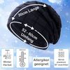 Compagno warm gefütterte Beanie Wintermütze Flechtmuster unifarben oder meliert Einheitsgröße Mütze