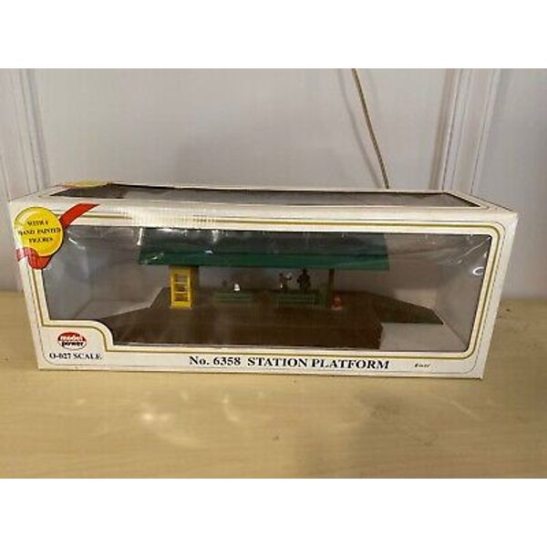 MODEL POWER #6358 Station Platform Train Accessory Toy In Original Box