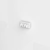 Plexico Gloss White Electric Toothbrush Head Holder/Wall mounted Heads Holder (2 Head)
