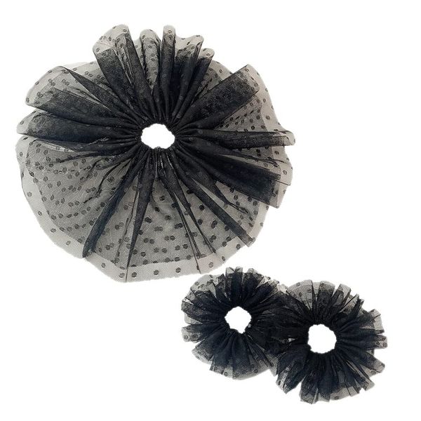 FASELE Volume Scrunchy, Elegant, For Adults, Kids, Hair Accessories, Lace, 3-Piece Set, Hair Clip, Simple, Beautiful, Wedding, Invitation, Party, Birthday, Christmas