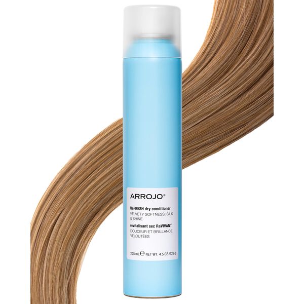 Arrojo ReFRESH Dry Conditioner Spray – Sulfate & Paraben-Free Leave In Hair Conditioner – Moisturizes, Reduces Frizz & Flyaways for All Hair Types, 4.5 oz.