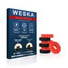 Weska FPS Assist Ring for Increased Operation, EPDM Preventing Drift Phenomenon, Protection Ring, Improved Aim | PS4 PS5 Switch Controller, Total 6 Pack