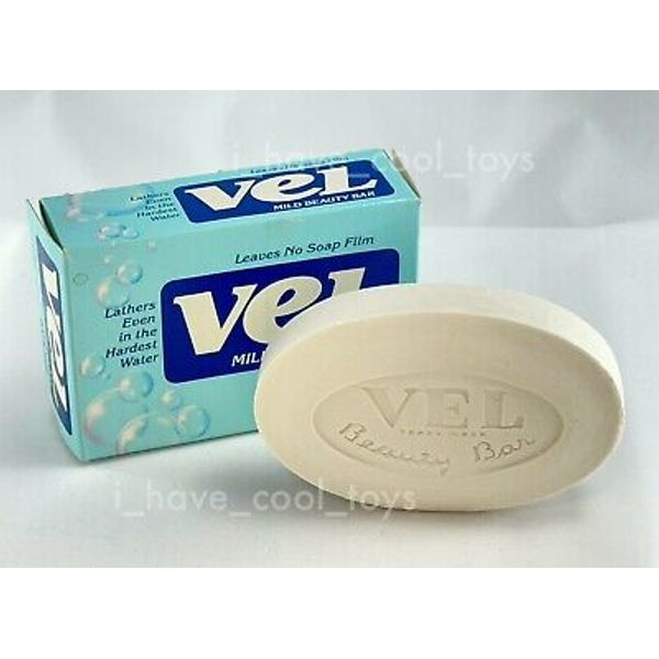 Vintage VEL Mild Skin Care Bar Soap 4.5 Oz  NOS