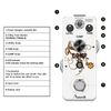 Amuzik Guitar Compressor Pedal - Ultimate Comp Guitar Effects with True Bypass