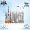 10 Dental Implant Root Tip, Cryer, Flohr, Luxating Elevator Premium Stainless CE