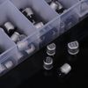 TOPINCN 400Pcs Smd Electrolytic Capacitor 24 Values Capacitors Assortment Kit Box Range 1Uf - 1000Uf