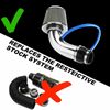 For Ford Fiesta Focus SE Cold Air Intake Filter Induction Pipe Power Hose System