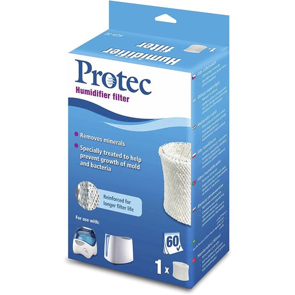 Protec Extended Life Humidifier Wicking Filter Cartridge, PWF2, (Packaging May Vary)