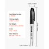 VEVOR Permanent Markers 36 Count Black Fine Tip Waterproof & Fade-Resistant