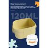 Stackable Snack Pots - Store & Wean Pots - Storage Pots with Soft Bases & Sides - Leakproof lids - Bright Colours