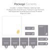 Celicious Impact Anti-Shock Shatterproof Screen Protector Film Compatible with Chainway C90 Mobile Computer