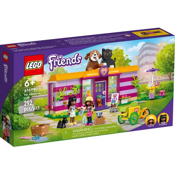 LEGO Friends 41699 Pet Adoption Café(292 Pieces)