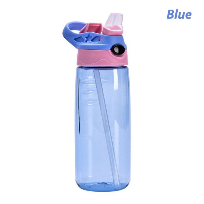 500ml Kids Water Bottle With Straw BPA Free Children Drinking