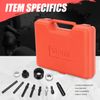 12-Piece Pulley Puller Remover and Installer Power Steering Pump Tool Set w/Case