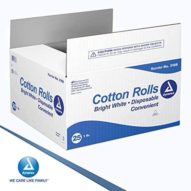 Dynarex Cotton Roll - 1 lb (25/Case)