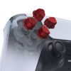 eXtremeRate Ergonomic Split Dpad Buttons (SDP Buttons) for ps5 Controller, Scarlet Red Independent Dpad Direction Buttons for ps5, for ps4 All Model Controller