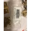 2-1/2" x 1-5/8" Butt Hinge Brass Finish Full Surface Mounting Sq Corner 20/2PK