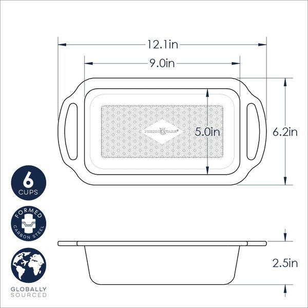 Nordic Ware Treat Nonstick Loaf Pan