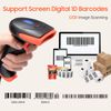 Tera Pro Barcode Scanner USB Wired Handheld CCD Bar Code Reader 1D Linear Bar Code Scanner Super Fast Precise Scanning for Screen Digital Laptop Smartphone Barcode Plug and Play, 2500C