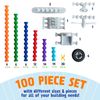 POPULAR PLAYTHINGS Clipstix, 100 Pieces