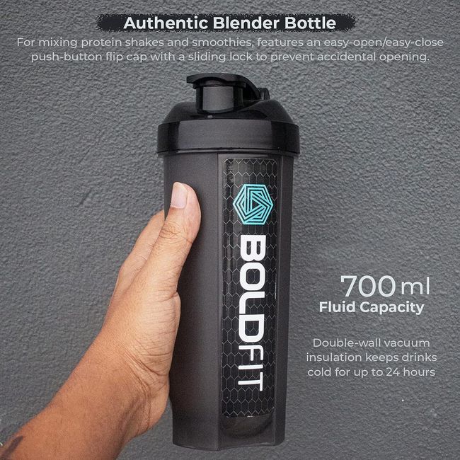  Boldfit Bold Gym Shaker Bottle 700ml, Shaker Bottles