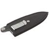 SZCO Supplies 9" Wood Handle Boot Knife with Stainless Steel Blade, Brass Guard, Pommel, and Clip-On Sheath - Tactical and Everyday Carry