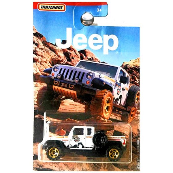 Matchbox Jeep Series Walmart Exclusive Jeep Gladiator Pickup Truck White