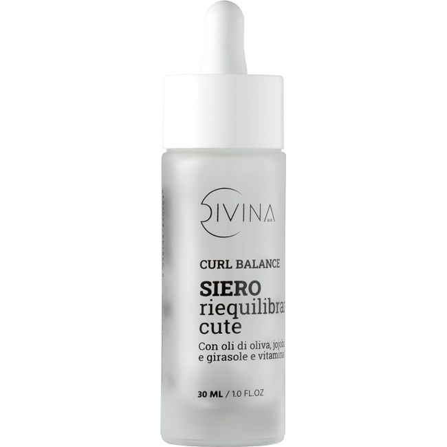 Hautausgleichendes Serum für gewelltes, gelocktes, supergelocktes und Afro-Haar Curl Balance, reinigende und entgiftende Behandlung von Divina BLK (30ml)