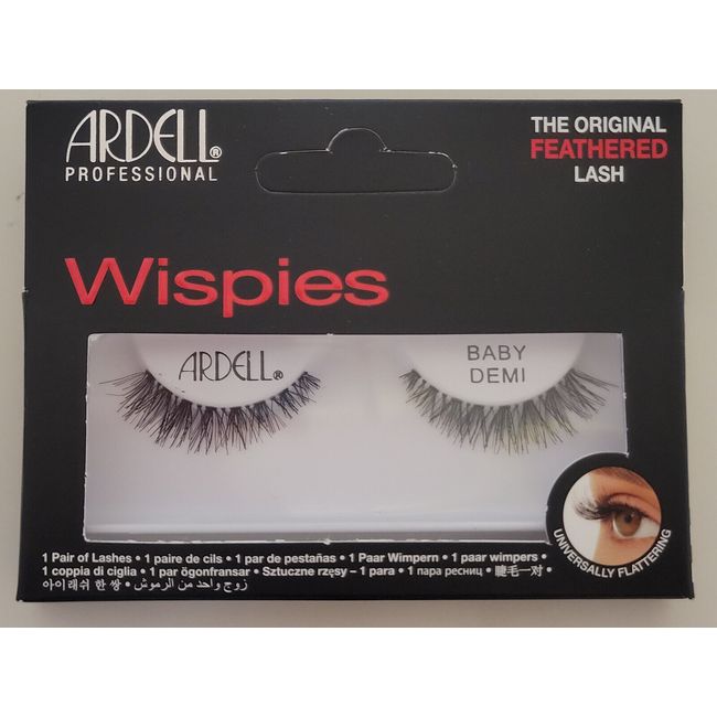 (LOT OF 3) Ardell Natural BABY DEMI WISPIES Authentic Ardell Eyelashes Black