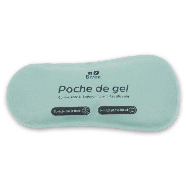 1 x ergonomic gel pack for a derivative bath | well-being by the cold | benefits of cold on the perineum | small format for the day | Bivea