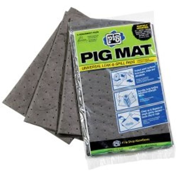 PIG Universal Medium Weight Absorbent Mat Pack (1 Pack of 3)