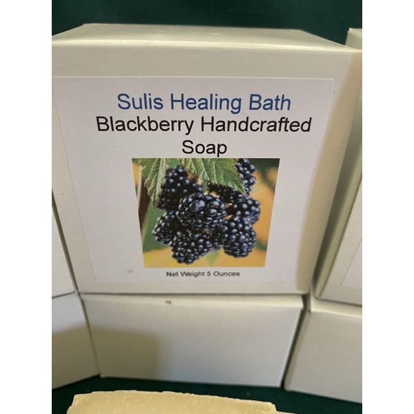 Blackberry Handcrafted Bath Soap By Sulis Healing Bath