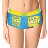 Odd Sox, SpongeBob SquarePants, Women's Boy Shorts, Fun Graphic Print, Small