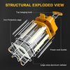 80W LED Temporary Work Light Linkable Construction Jobsite Hanging Lamp 12,000LM