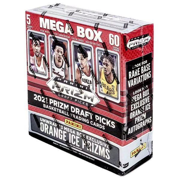 2021/22 Panini Prizm Draft Picks Basketball MEGA Box (60 Cards/bx)