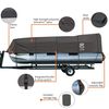 Classic Accessories StormPro Dark Grey Heavy-Duty Pontoon Boat Cover, Fits Pontoon Boats 17 Foot - 20 Foot L x 102 Inch W, Marine Grade Fabric, Water-Resistant, Trailerable