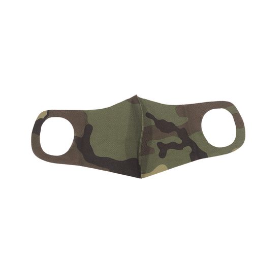 Edoten 0104 Khaki Camouflage UV Protection, Faceware, Polyester, Sweat Absorbent, Quick Drying Material, Dry Mesh, Washable and Reusable, 3D Mouse Cover, Cloth Mask, 1 Piece L Size