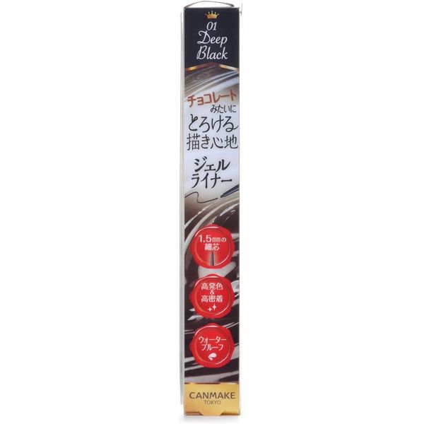 Can Makeup Gel Creamy Touchliner 01 Deep Black 0.08g