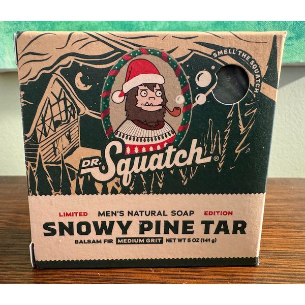 Dr Squatch Soap Snowy Pine Tar Limited Edition 🎄